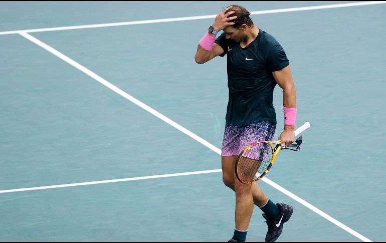 Nadal desaprovechó además la oportunidad de igualar el récord de 36 títulos en la categoría Masters de Novak Djokovic. EFE / I. Langsdon