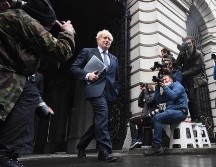 Boris Johnson extendió sus felicitaciones a Joe Biden y a su vicepresidenta, Kamala Harris. EFE/N. Hall