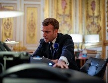 La plática entre Macron y Biden fue breve, de unos 10 minutos. TWITTER/@EmmanuelMacron