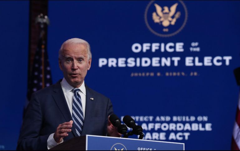Joe Biden calificó de “vergonzosa” la actitud del presidente Trump. AFP/J. Reaedle