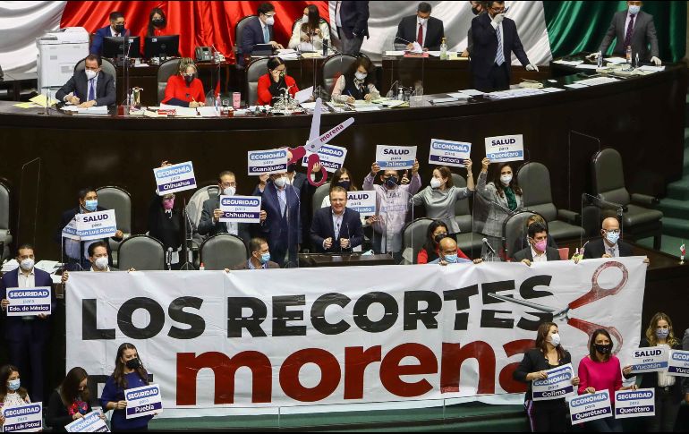 La bancada del PAN en la Cámara de Diputados expresó ayer su rechazo al recorte presupuestal que impulsó Morena. SUN/ARCHIVO