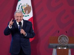 Durante su conferencia, AMLO anunció reformas a la Ley del Infonavit para que los trabajadores tengan mayor libertad en el otorgamiento de créditos. EFE/Presidencia