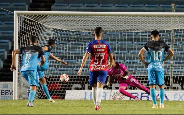 Diego de Buen anotó el gol de la victoria tampiqueña en el minuto 78 por la vía penal. IMAGO7/D. Borrego