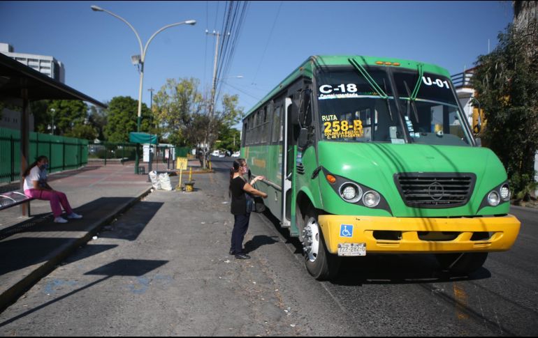 El 31 de octubre, cuando el transporte público solo operó para personal de actividades esenciales, la demanda bajó 95%. EL INFORMADOR/ARCHIVO