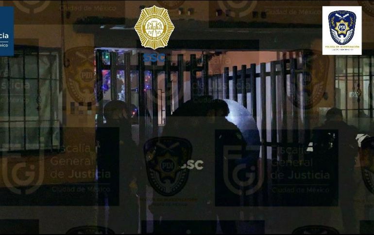 La Fiscalía y de la Policía de la capital ejecutaron órdenes de cateo en tres inmuebles. TWITTER/ @FiscaliaCDMX