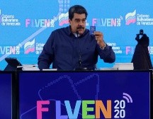 Nicolás Maduro denunció la extensión de las sanciones en un evento público en Caracas. EFE/Prensa Miraflores