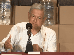 El Presidente en conferencia de prensa desde el estado de Tabasco, donde realiza una gira para supervisar las afectaciones por inundaciones. TWITTER/ @lopezobrador_