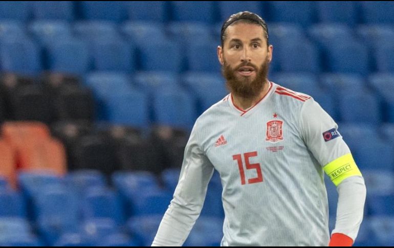 HISTÓRICO. Sergio Ramos suma 177 encuentros defendiendo los colores de España. EFE