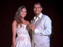 La pareja se dio el “sí” frente a las playas de la República Dominicana. INSTAGRAM / @araujo.patriciog