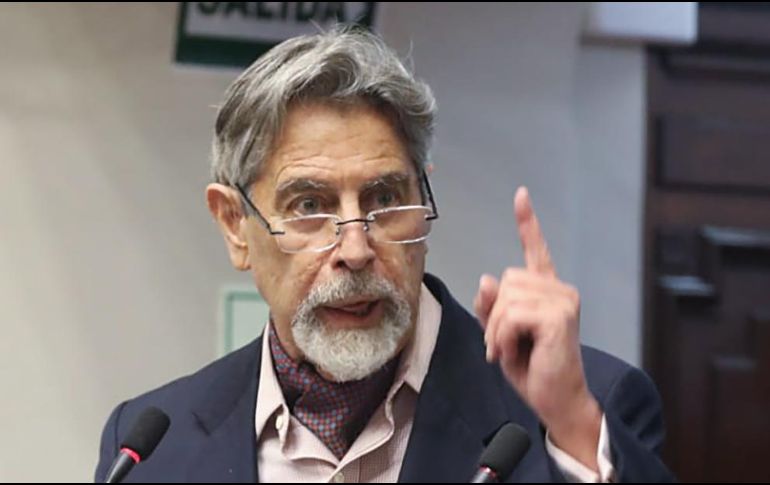 Francisco Sagasti, de 76 años,  fue elegido por el Congreso con 97 votos a favor y 26 en contra. AFP/Congreso peruano