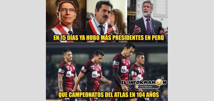 Hasta Perú le gana a Atlas