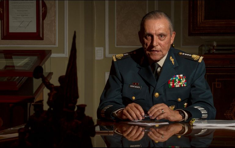 Cienfuegos llegará a México en calidad de ciudadano sin cargos. SUN/F. Gama