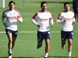 Gael Sandoval (D) fue adquirido por José Luis Higuera sin el consentimiento de Matías Almeyda, técnico de Chivas en ese entonces. Llegaba con buena continuidad y regularidad en Santos. IMAGO7