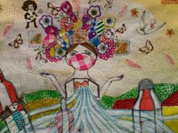 “Travesía con partida” es un recorrido visual que manifiesta cómo el arte es capaz de reflejar las emociones más profundas ante las adversidades. ESPECIAL / Mónica “Moná” Orozco