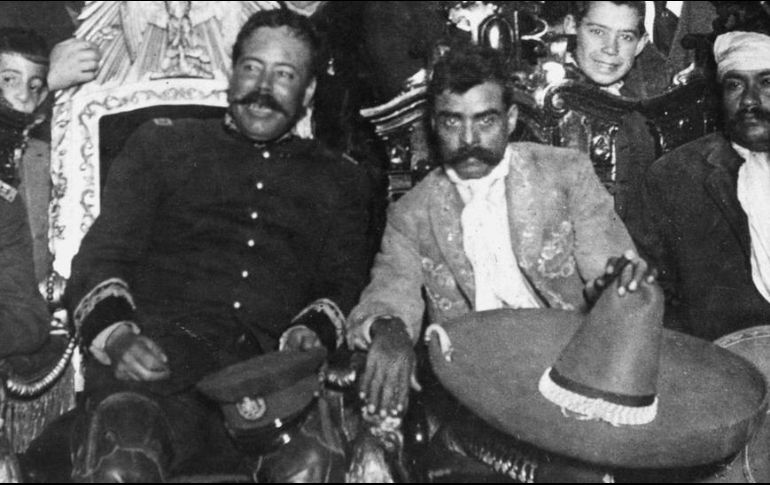 Pancho Villa y Emiliano Zapata fueron dos de los líderes más carismáticos de la Revolución Mexicana. GETTY IMAGES