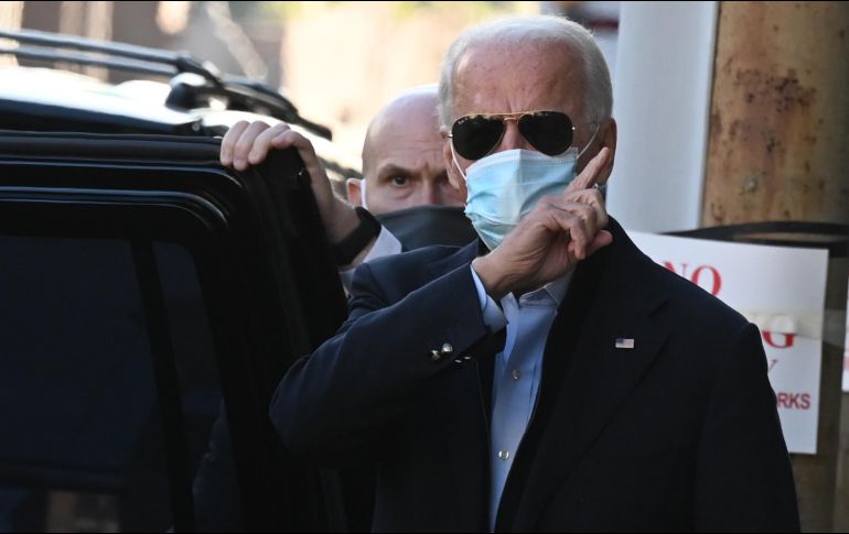 Joe Biden aventaja en el voto popular por unos 6 millones de votos. AFP/ARCHIVO