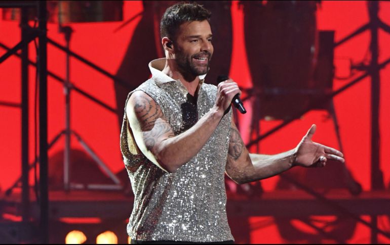 Ricky Martin se presentará en los Latin Grammy 2020. AFP / ARCHIVO