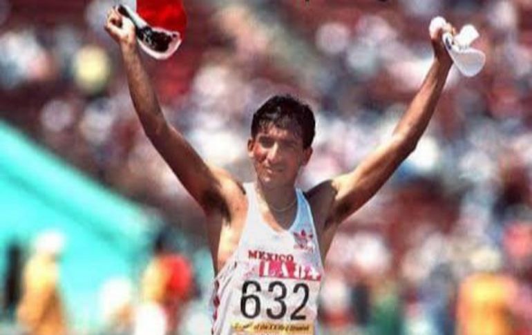 Canto es recordado por la medalla de oro que obtuvo en los Juegos Olímpicos de Los Ángeles 1984. TWITTER / @COM_Mexico