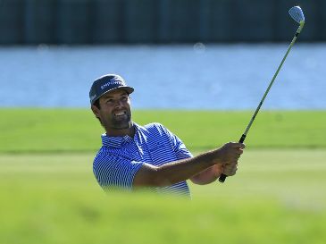 Streb se encuentra con un acumulado de -14 golpes. AFP / S. GREENWOOD