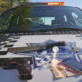 Robos en Jalisco: Ladrón amaga a transeúnte con un machete en Guadalajara