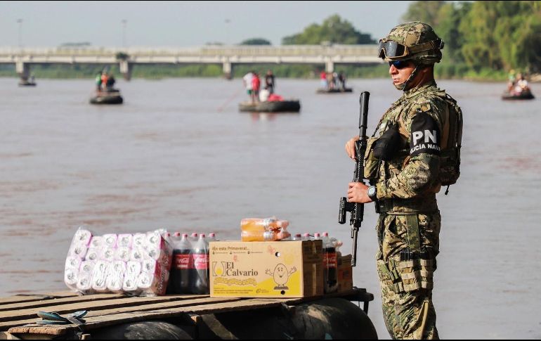Ha sido esencial para el Gobierno de Donald Trump la voluntad de México para desplegar a la Guardia Nacional en la frontera sur. AFP/Archivo