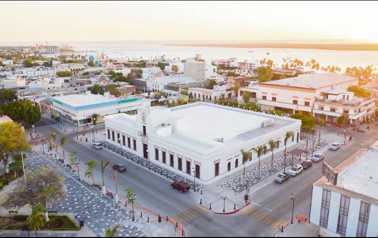 Museo de arte de la Paz. El espacio de integra plenamente al entorno de la ciudad. ESPECIAL/Secretaría de Cultura