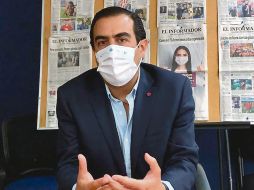 ESTEBAN ESTRADA. El diputado señaló los beneficios que traerá la Nueva Ley de Filmaciones. EL INFORMADOR• R. Rivas