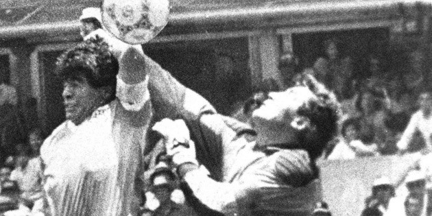 Maradona y la "Mano de Dios", en M&eacute;xico 1986