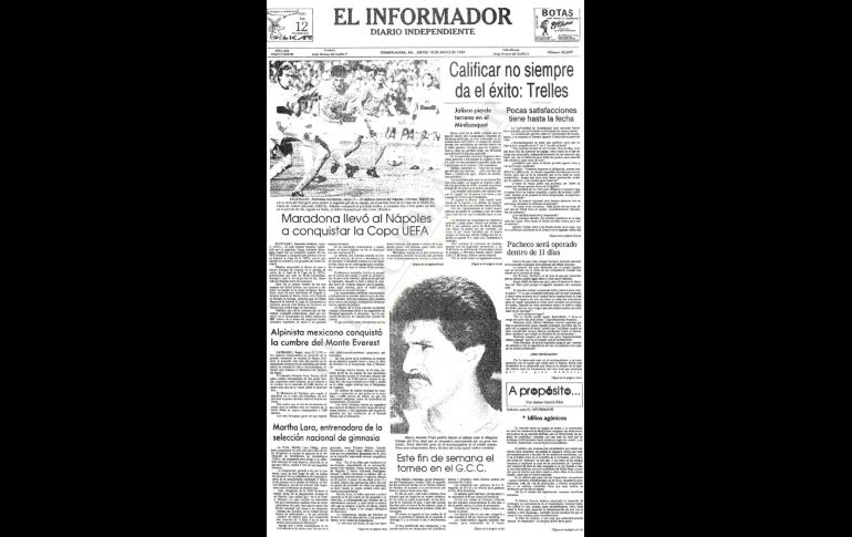 El 17 de mayo de 1989 se consagró campeón de la Copa UEFA con Nápoles.