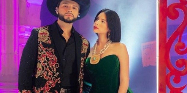 Leonardo y Angela Aguilar presentan canci&oacute;n antes de saber de la muerte de Flor Silvestre