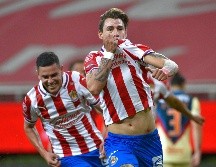 GOLAZO. Con zapatazo de media distancia, el 'Chicote' marcó el único gol del encuentro. IMAGO7