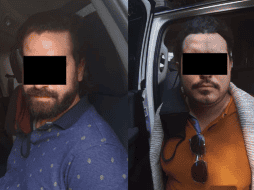 Los sujetos son remitidos al área de robo a bancos de la Fiscalía del Estado. ESPECIAL