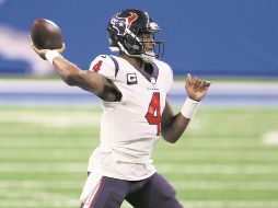 El quarterback de los Texans tuvo una actuación destacada ante los Lions. AFP