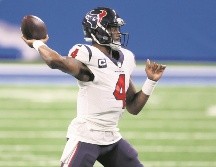 El quarterback de los Texans tuvo una actuación destacada ante los Lions. AFP