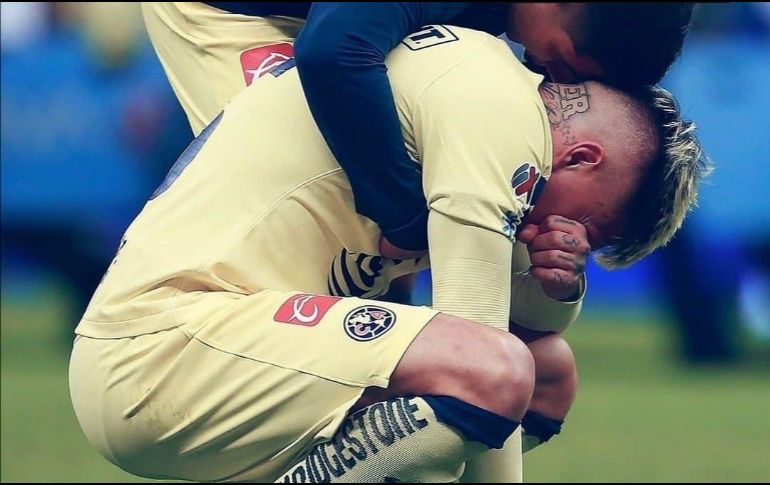 El futbolista del América, Nicolás Castillo sigue con problemas de lesión luego de que a principios del 2020 sufrió una trombosis. INSTAGRAM / @castillo30__