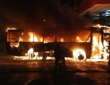 Más de 35 personas fueron detenidas debido a los disturbios. EFE/E. Biba