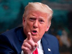 Donald Trump no abandonará su teoría sobre el supuesto fraude electoral masivo durante los comicios. AFP