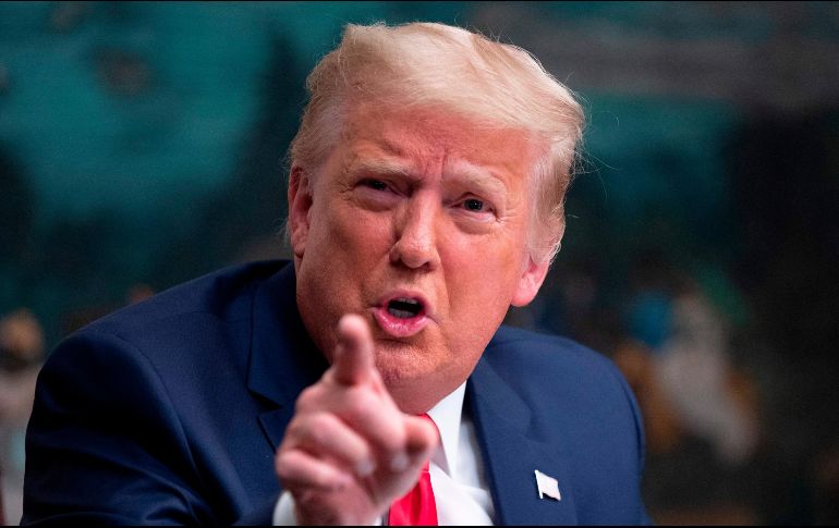 Donald Trump no abandonará su teoría sobre el supuesto fraude electoral masivo durante los comicios. AFP