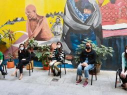 SEÑALAMIENTO. Las denunciantes de Atenco y sus abogadas presentaron su caso.  SUN