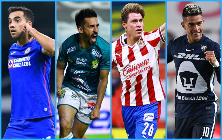 Cruz Azul, León, Chivas, y Pumas son los invitados a disputar las semifinales del torneo Guard1anes 2020. IMAGO7