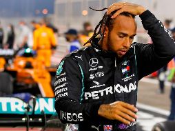 El contagio de COVID-19 de Lewis Hamilton es el tercero entre pilotos que se da en la F1. El primer caso fue el del mexicano Sergio Pérez, seguido del canadiense Lance Stroll, ambos de Racing Point. AFP / H. I. Mohammed