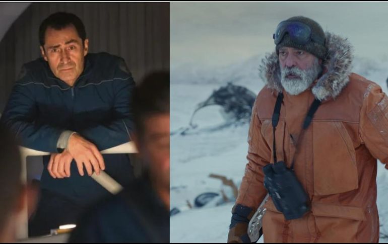 Clooney coprotagoniza y dirige “Cielo de Medianoche” en Netflix. Demián Bichir, se encarga de dar vida a “Sánchez”. CORTESÍA / Netflix