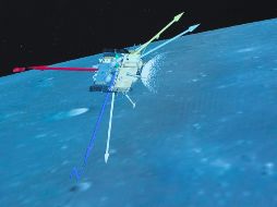 La sonda Chang'e-5 entró en la órbita de la Luna el sábado tras 112 horas de viaje desde la Tierra. XINHUA / J. Liwang