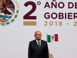 López Obrador reconoce avances en materia de seguridad, aunque acepta que los feminicidios y la extorsión han aumentado. EFE/J. Méndez