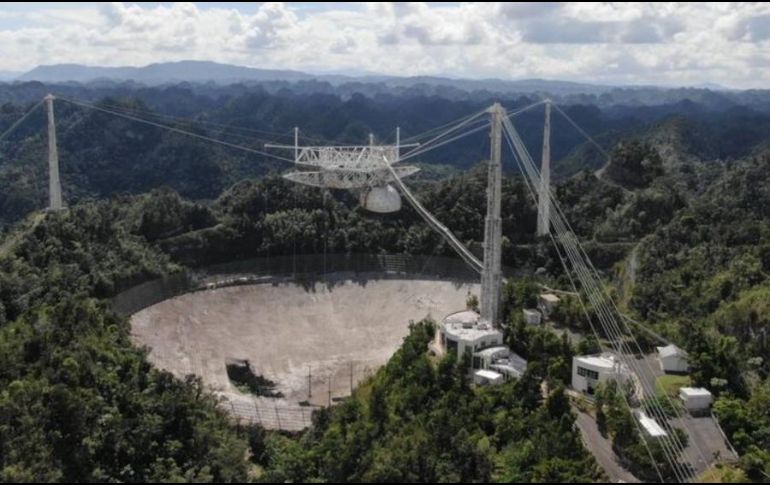 El radiotelescopio de Arecibo fue clave en varios descubrimientos astronómicos en seis décadas. UNIVERSITY OF CENTRAL FLORIDA