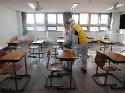 El 11 de enero podría iniciar la limpieza de las aulas. AP/Y. Ahn
