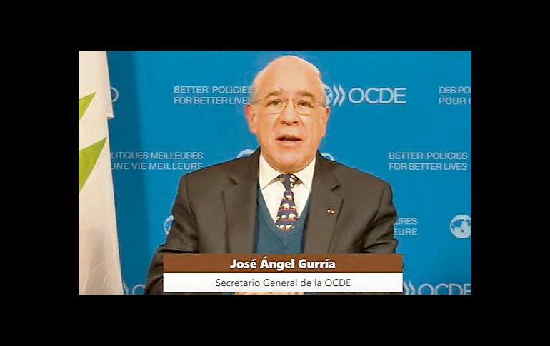 José Ángel Gurría. El secretario general de la OCDE enumeró los estragos que la pandemia ha causado en México. ESPECIAL