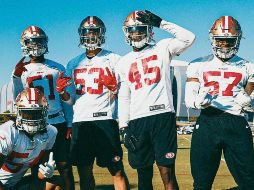 Pese a estar fuera de sus instalaciones, los jugadores del equipo californiano se muestran optimistas. TWITTER/@49ers