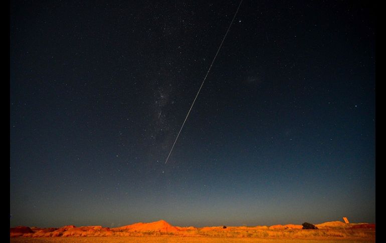 Las muestras del asteroide Ryugu fueron atrapadas durante dos fases de la misión del Hayabusa-2 el año pasado. AFP/M. Sette