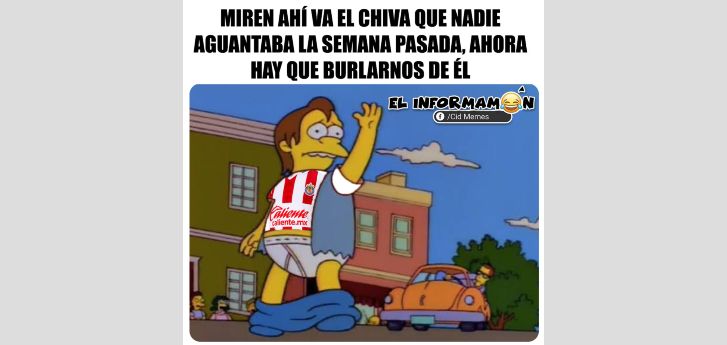 Ahí va el de Chivas...